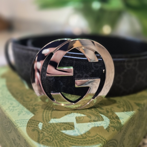 Gucci GG Supreme Men Belt 100xm - Picture 2 of 6